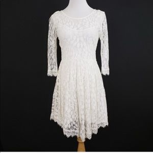 Free People lace white dress